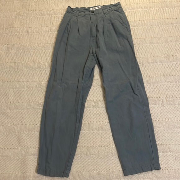 Calvin Klein Pants - Calvin Klein linen pants green 10 Petite